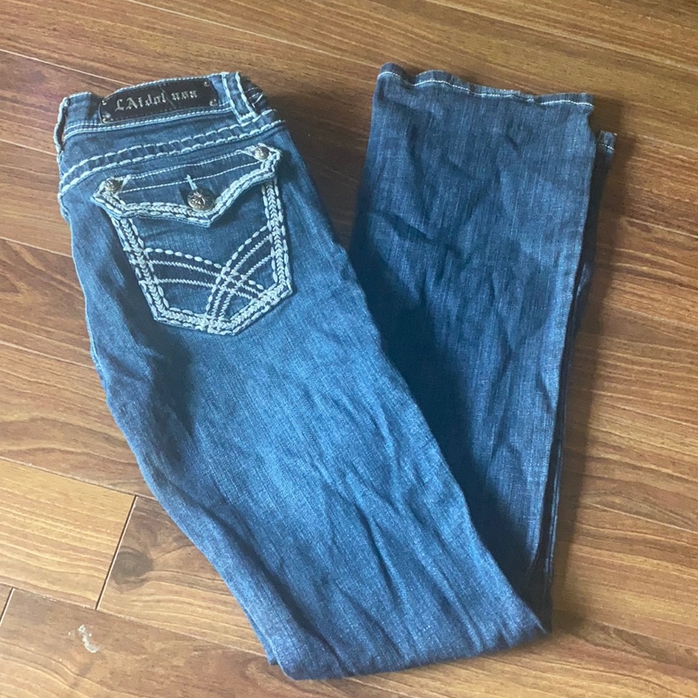 LA idol bootcut jeans